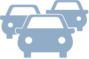 fleet of cars icon